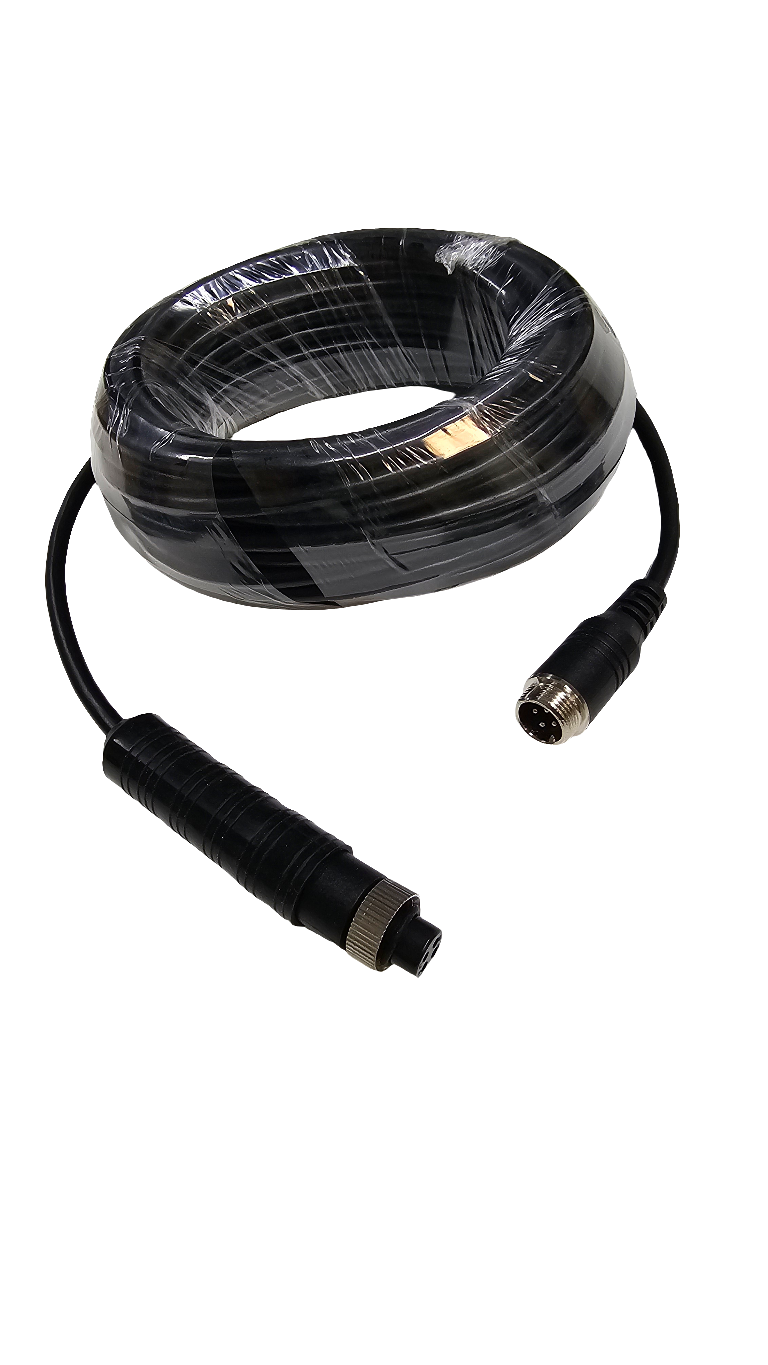 Aviation Style 4Pin MDVR AV Cable Double Shielded Various Lengths