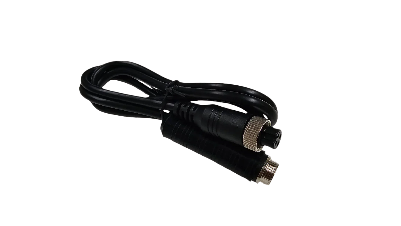 Aviation Style 4Pin MDVR AV Cable Double Shielded Various Lengths