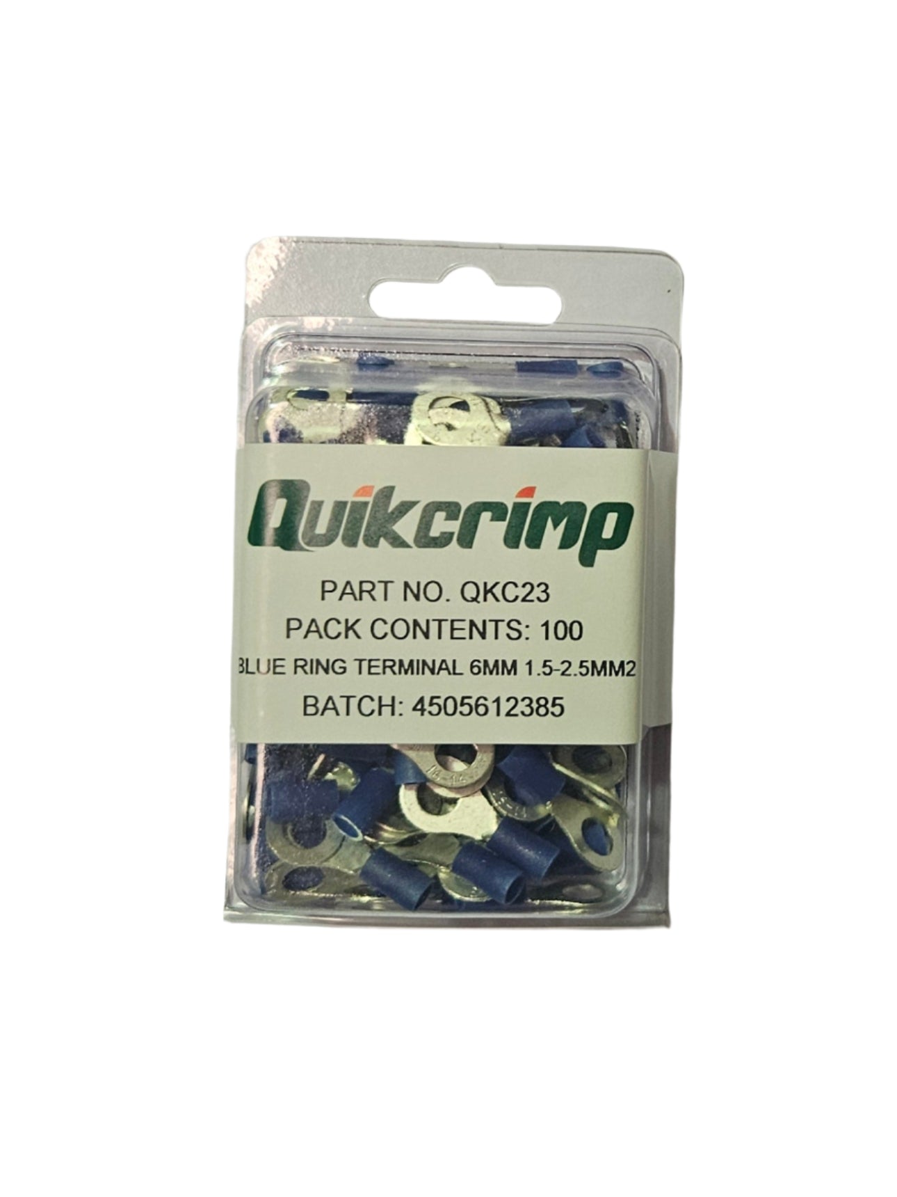 Terminal Quikcrimp QKC23 Blue Ring 6mm 1,5 - 2,5 mm