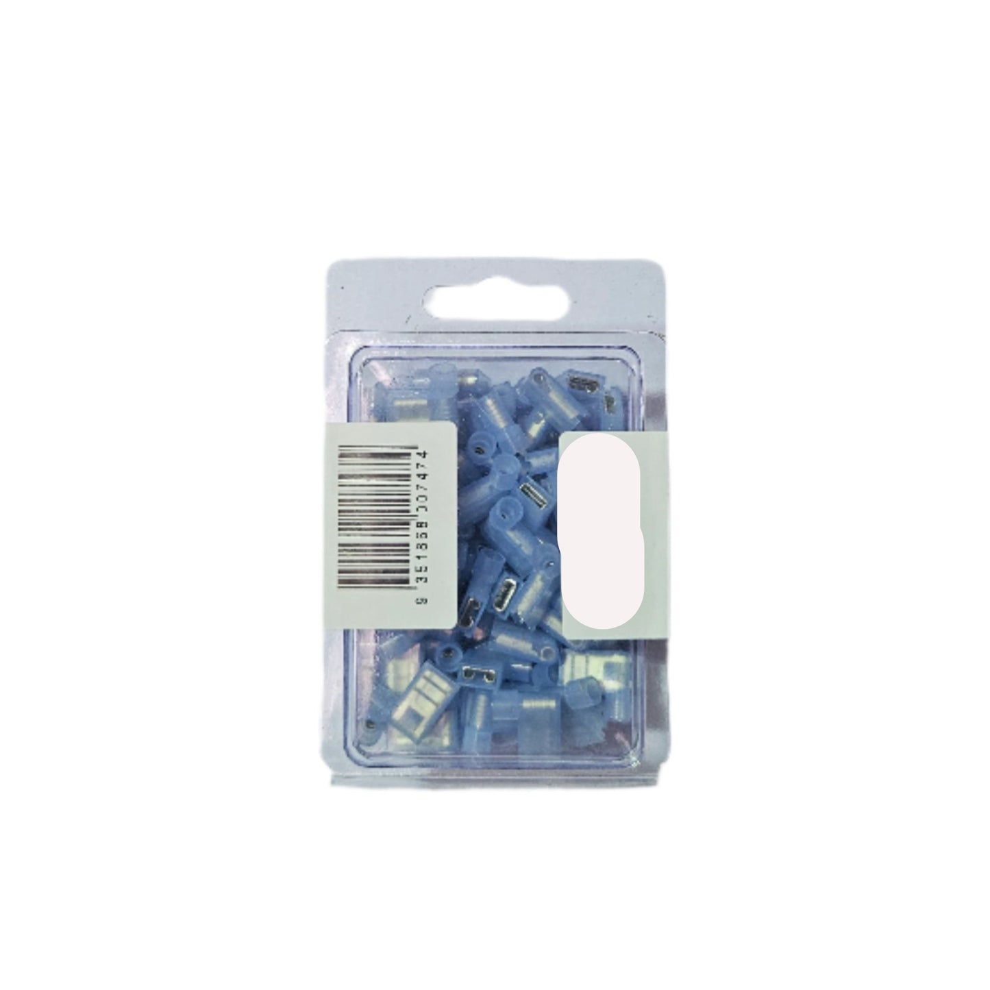 Terminal Quickcrimp QKC78 Blue Fins Nylon QC Flag 1.5 - 2.5 mm