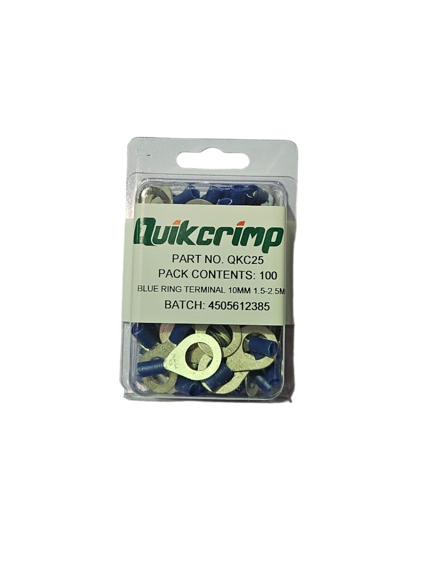 Terminal Quickcrimp QKC25 Blue Ring 10 mm 1,5 - 2,5 mm