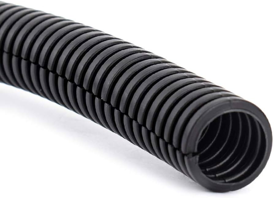 17mm Split Tube Corrugated Loom Conduit Quality UV Rated