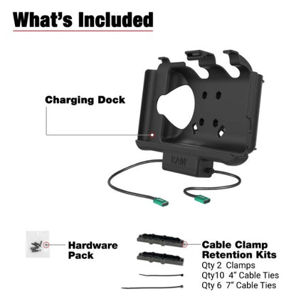 RAM Cradle Dock Power USB-C Female