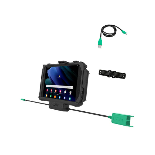 RAM Cradle Dual USB Dock for Samsung Tab Active5 & 3 (RAM-HOL-SAM60PD2U)